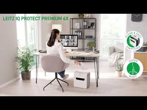 Een PAPIERVERNIETIGER LEITZ IQ PROTECT PREMIUM 6X koop je bij All Office Kuipers BV