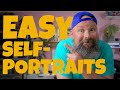 I can't believe this art lesson is this simple... how to paint self-portraits with your class.