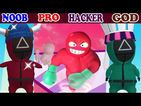 NOOB vs GOD in Giant Blob Runner vs Level Up Race Gameplay - PikaName
