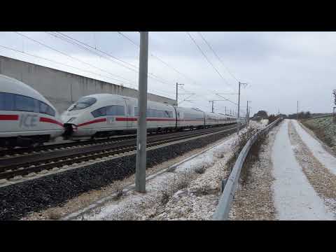 ICE 3 (2x BR 403) 250 Km/h @ Tunnel Aichelberg - SFS Wendlingen-Ulm