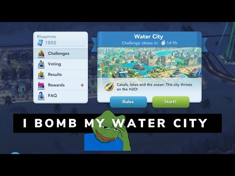 SimCity Build it - I bomb my Water City😰