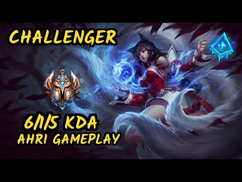 PNG Grevthar (AHRI) vs IRELIA - 6/1/5 KDA MID CHALLENGER GAMEPLAY - BR