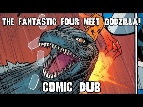 The Fantastic Four meet Godzilla! | Godzilla vs. Marvel: The Comic Dub Clip