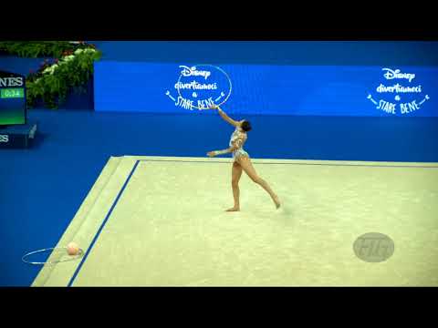 BEREZINA Polina (ESP) - 2017 Rhythmic Worlds, Pesaro (ITA) - Qualifications Hoop