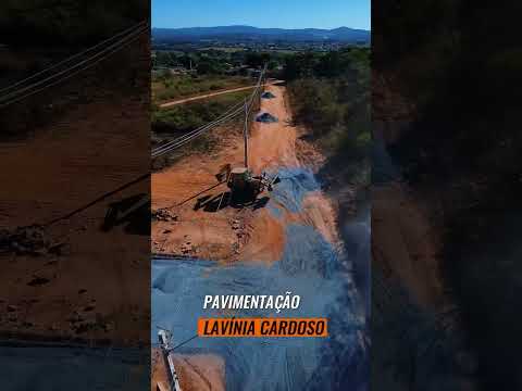 Asfalto avança no Loteamento Lavínia Cardoso e leva mais desenvolvimento para Jaraguá!
