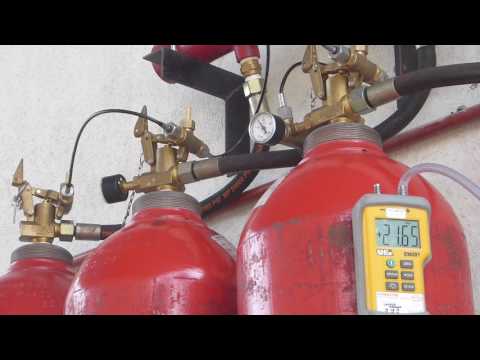 PYROinert Inert Gas Fire Suppression Demonstration