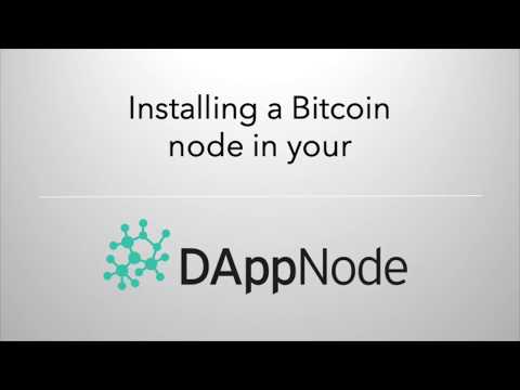 Installing a Bitcoin Node  in your DAppNode
