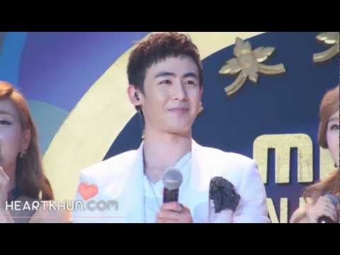 [닉쿤직캠]120407-Korean Music wave in Bangkok Nichkhun MC fancam