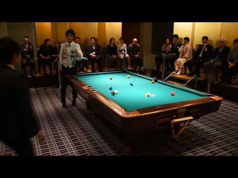 Hayato Hijikata 9-ball break shot 40km