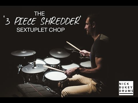 The '3 Piece Shredder' Sextuplet Gospel Chop Advanced Drum Lesson + Website Announcement