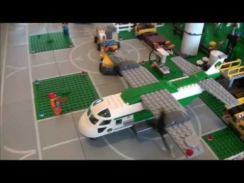 LEGO City 2015 Layout - Airport, Terminal, Ground Vehicles, Planes, Runway