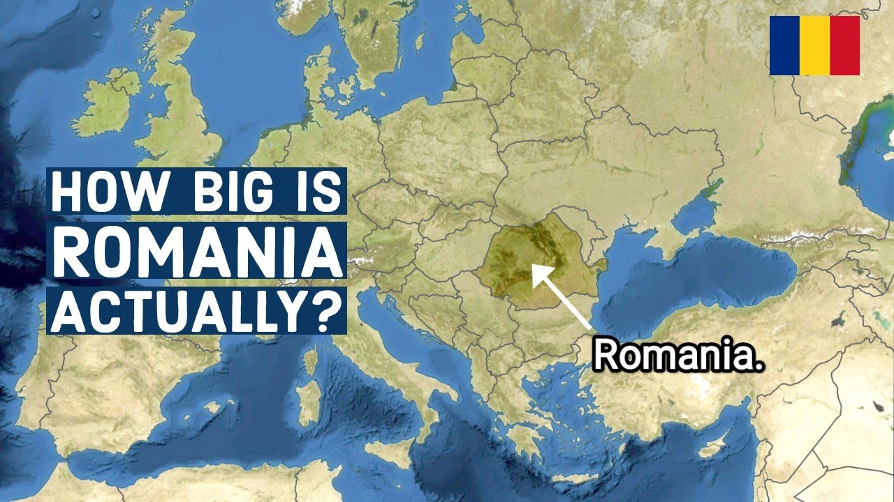 How big a country is Romania in area?