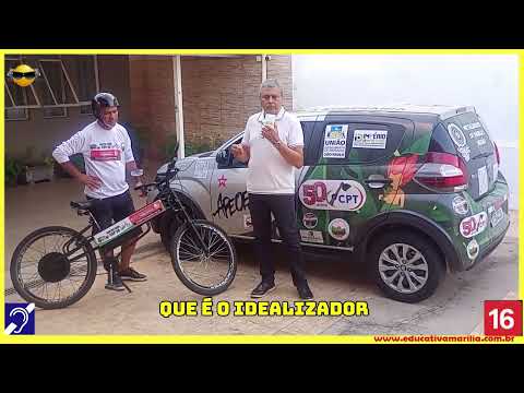 Tv Educativa Doutor Henrique Neves Presidente do PT Partido dos Trabalhadores de Marília S.P e Ademar Aparecido de Jesus convida a todos para acompanhar o Projeto de Bike Elétrica Rumo à Cop 30, saida na Segunda Feira dia 20 de Outubro de 2.025
