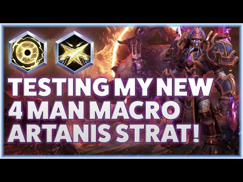 Artanis Suppression Pulse - TESTING MY NEW 4 MAN MACRO ARTANIS STRAT! - Grandmaster Storm League