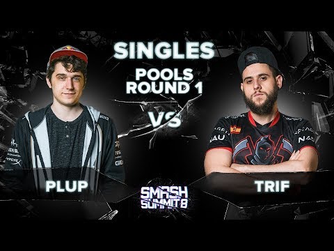 Plup vs Trif - Melee Singles: Pools Round 1 - Smash Summit 8 | Sheik vs Peach