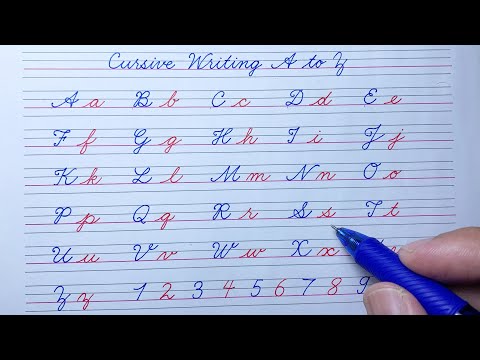 Cursive writing a to z | Cursive letter abcd | Cursive writing abcd | Cursive handwriting practice