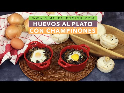 TU VIDA CAMBIARÁ CON ESTA RECETA DE HUEVOS AL PLATO | Champiñones con huevos al plato
