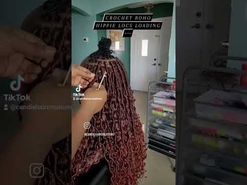 Individual Crochet Boho Hippie Locs #boholoxs #hippieloccs #bohohippielocs #goddesslocs #fauxlocs