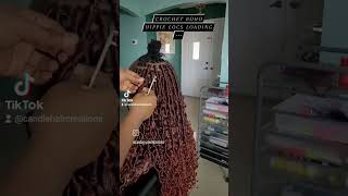 Individual Crochet Boho Hippie Locs #boholoxs #hippieloccs #bohohippielocs #goddesslocs #fauxlocs