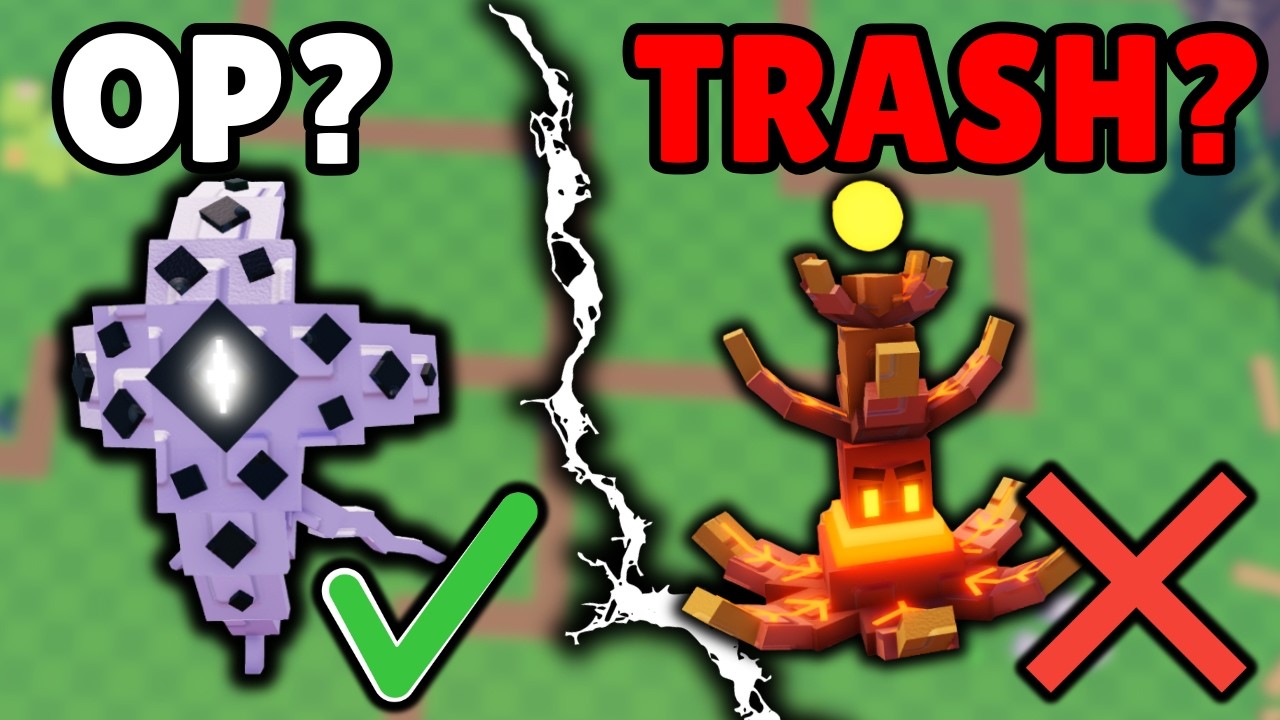 Blinkbloom vs Firecore Stem… Which Is ACTUALLY Better?! (Garden Tower Defense)