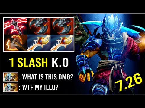 DESOLATOR LVL 2 + DIVINE RAPIER Juggernaut vs Pro PL Ex Machina Crazy Killin' Machine 7.26 Dota 2