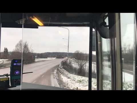 Bus ride line 11 from Axel Oxenstiernas Gata to Erikslund V.
