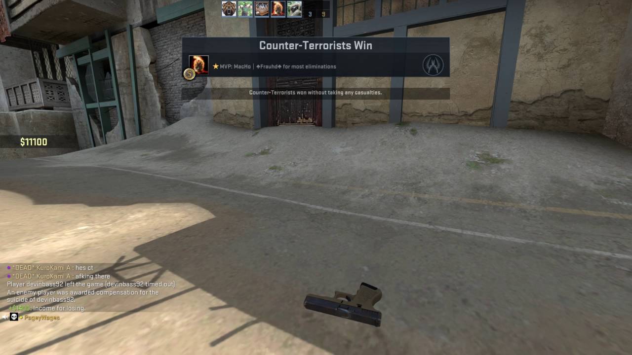 CSGO rare ghost sighting