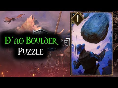 D'ao - Second Boulder Puzzle - Thronebreaker The Witcher Tales