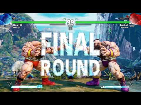 Street Fighter V Online - Bum163 [Gief] vs CoryBell [Gief] April 12, 2016