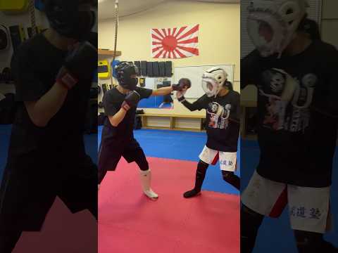 女子も頑張る MMAクラススパーリング2 #武道塾 #空手 #mma