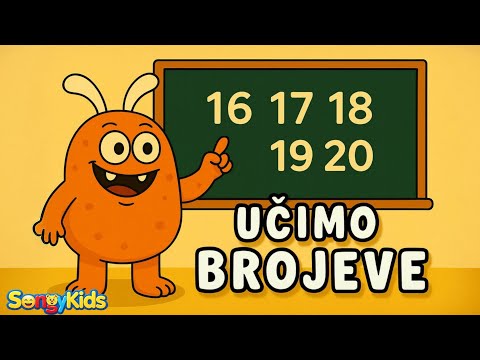 UČIMO BROJEVE DO 20 🔢🎶 | Pjesmice za Djecu | SongyKids