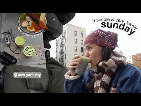 come spend a very simple (but very lovely) sunday with me