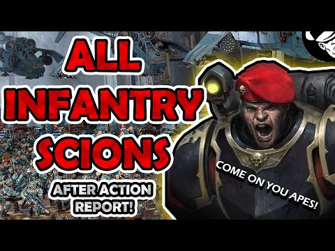 Taking PURE INFANTRY Scions to a Tournament!? | After Action Report | Warhammer 40,000