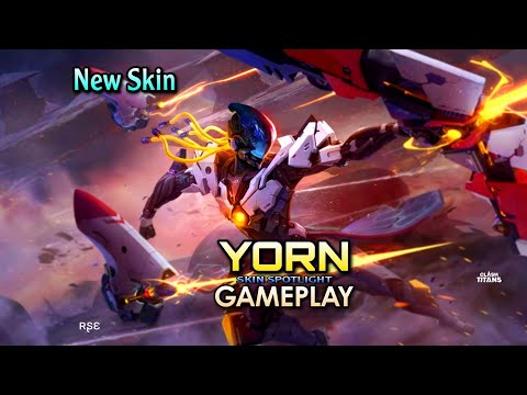 Yorn New Skin Spotlight Gameplay | CoT | AoV | Solocarry Trying New Build | Mega (Just miss)