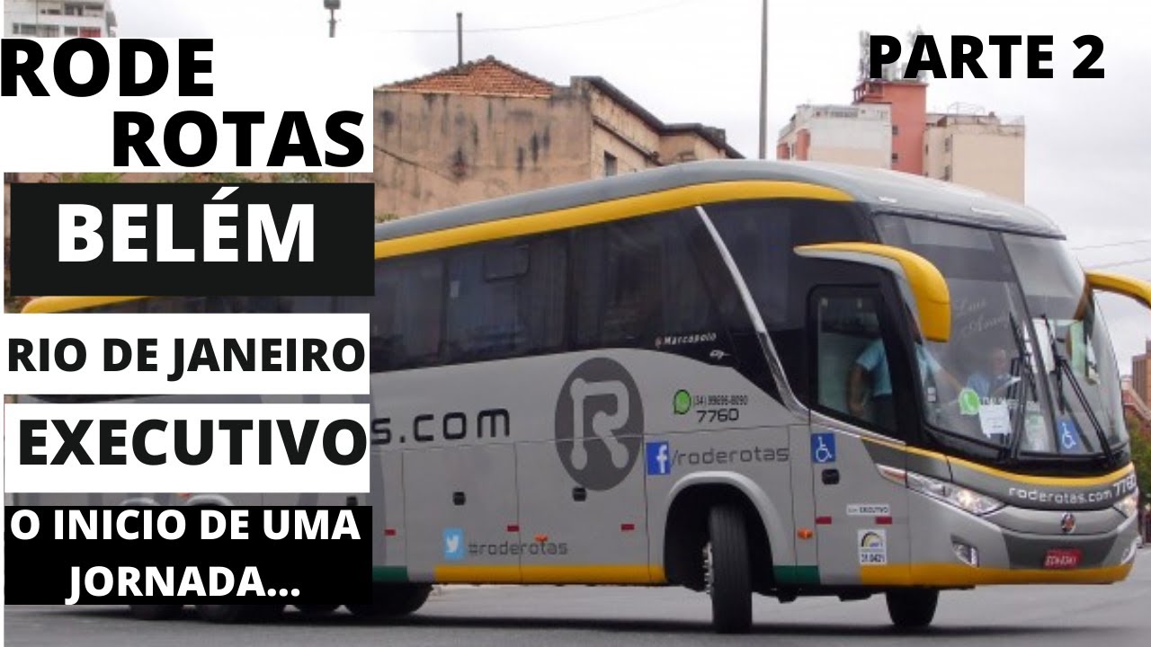 RODEROTAS DE BELÉM PARA O RIO DE JANEIRO.