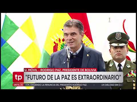 Rodrigo Paz habla sobre el  acuerdo firmado con mineros de Colquiri