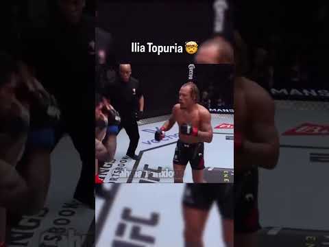 Ilia Topuria gets knocked out 😳 #ufc #ahmadanxious
