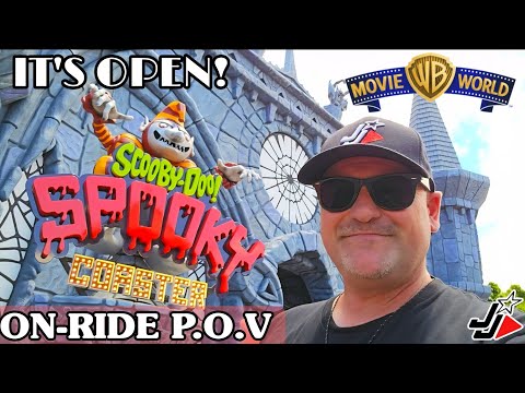 MOVIE WORLD - SCOOBY DOO SPOOKY COASTER & ON-RIDE POV