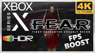 [4K/HDR] F.E.A.R. / Xbox Series X Gameplay / FPS Boost 60fps !