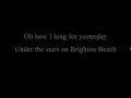 Rod Stewart - Brighton Beach - With Lyrics