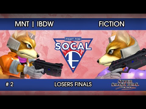 Fight For SoCal 2 - MnT | iBDW (Fox) VS Fiction (Fox) - SSBM - Losers Finals