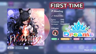 Ookami Mio - Howling | EXPERT | FIRST TIME Playing | Hololive Dreams