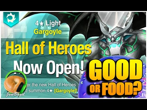 SUMMONERS WAR: PHENAKA the LIGHT GARGOYLE Hall of Heroes! Good or Food?