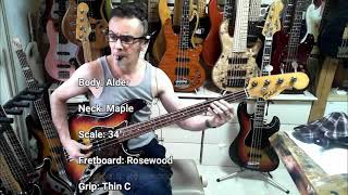 Video thumbnail for BASS DEMO: Tokai Jazz Sound Circa 1982/83 Vintage Japanese Bass Guitar Review by Bass Japan Direct