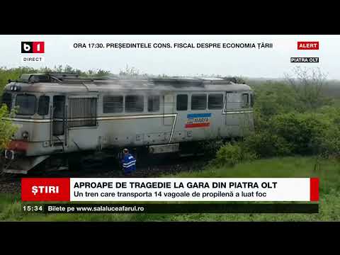 APROAPE DE TRAGEDIE LA GARA DIN PIATRA OLT_Știri 4 mai 2023