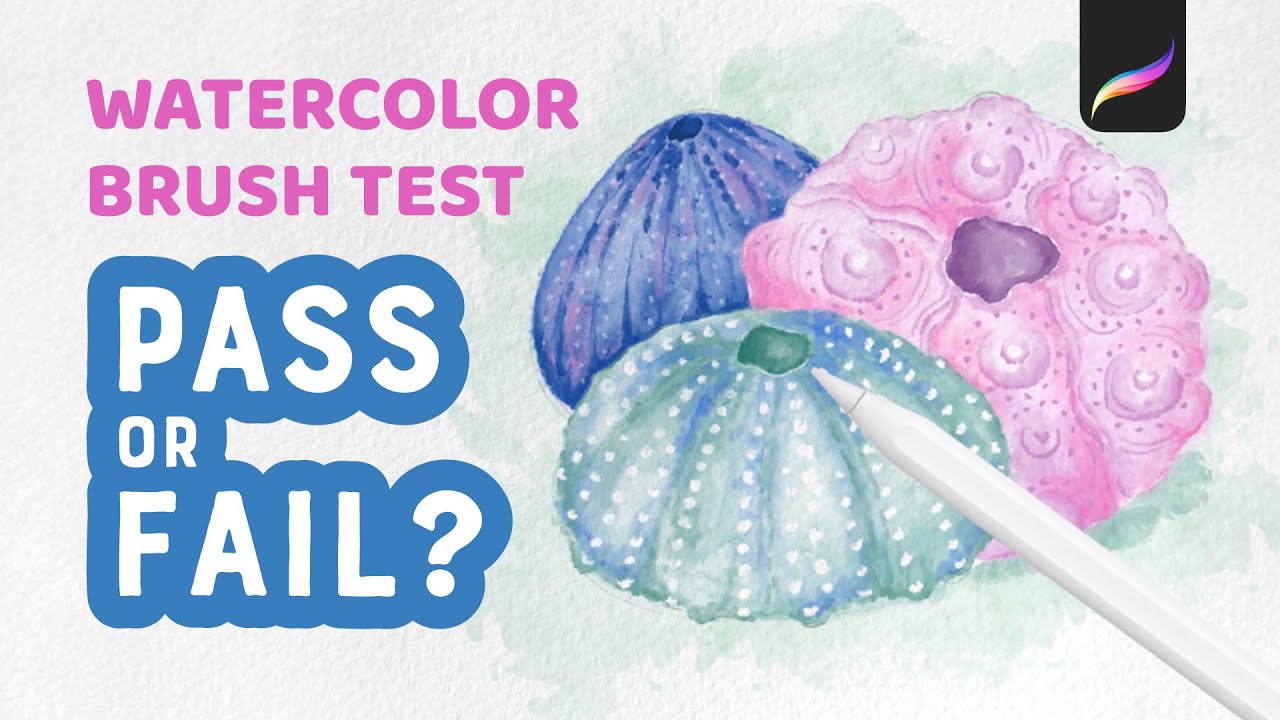 Try this Procreate Brush for Watercolor!