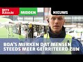 Boa's merken dat mensen steeds meer geïrriteerd zijn [RTV Utrecht]