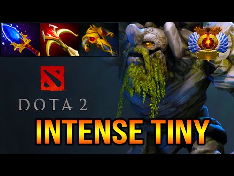 INTENSE PHYSICAL BUILD [ Tiny ] FULL TEAM FIGHT - DOTA 2 GAMEPLAY