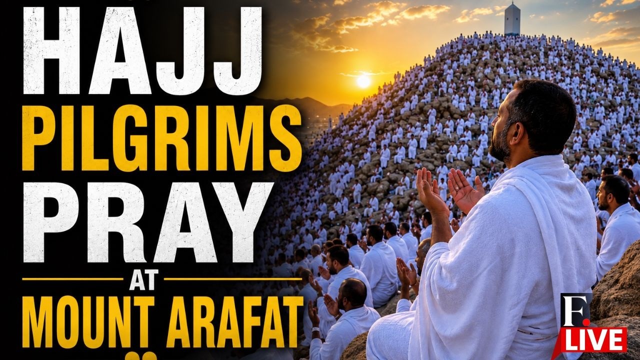 HAJJ 2026 LIVE: Pilgrims Reach Mount Arafat as Hajj | Saudi Arabia | Mecca | Stoning of Devil |Arafa