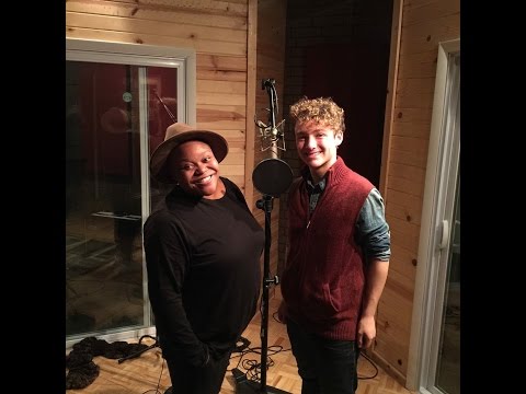 Evan Schelton & Injoy Fountain singing Baby It's Cold Outside